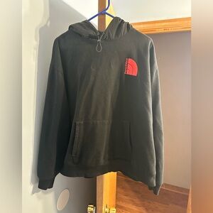 The North Face Black and Red hoodie